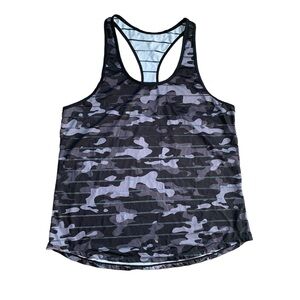 Zyia Black Camo Racerback Tank Top XL